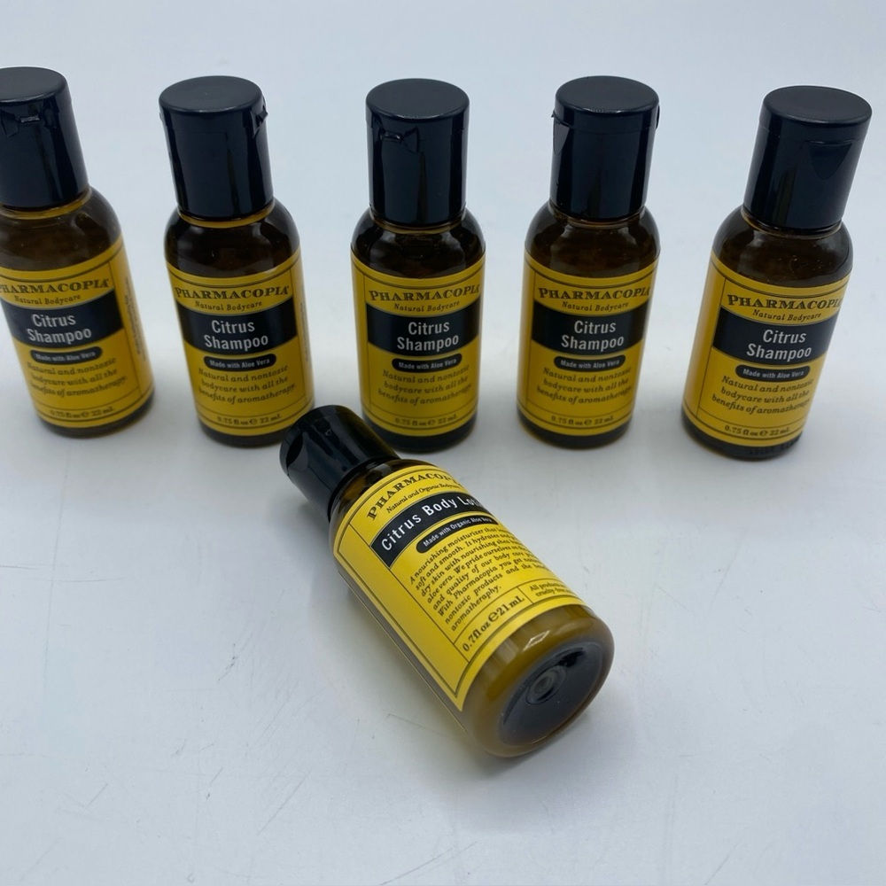 5 Pharmacopia Citrus Shampoo 0.75 Fl Oz Travel Bottle  Aloe Vera Aromatherapy